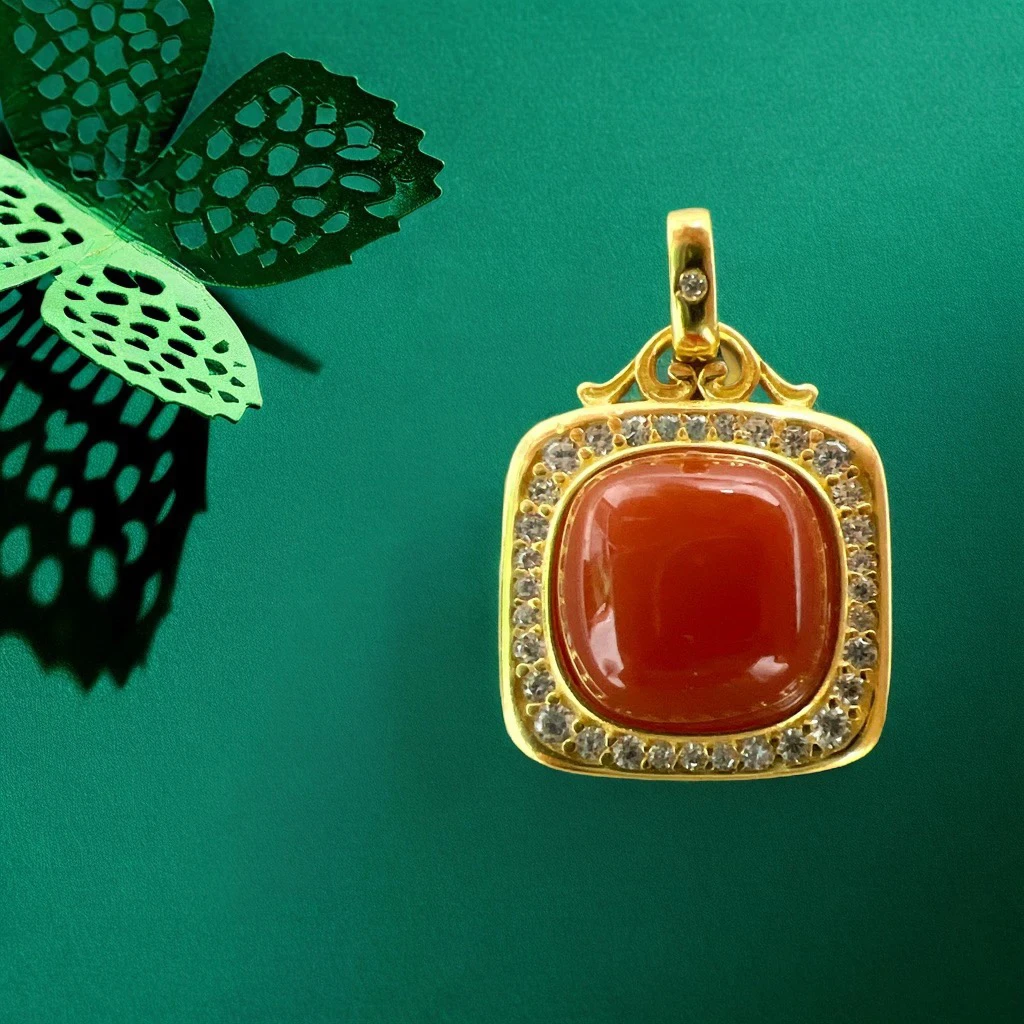 F2190玛瑙吊坠孤品