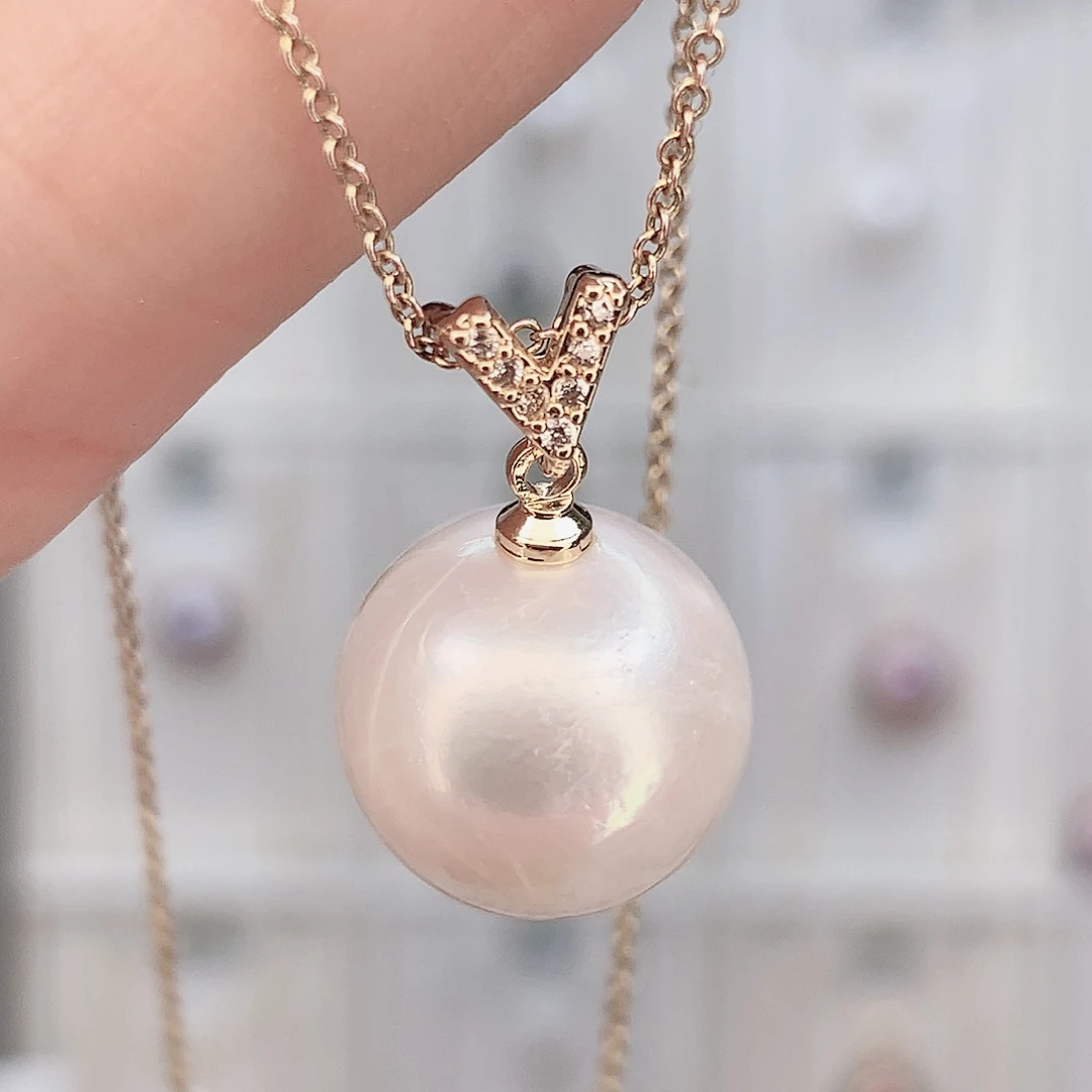 吊坠(赠链)淡水珍珠合金