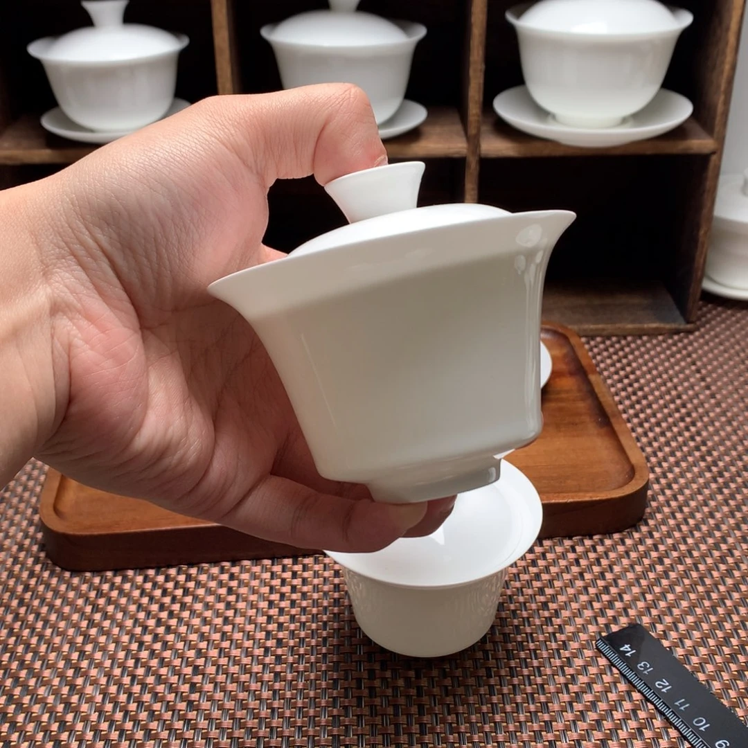 不***腩180马蹄二才骨瓷薄胎茶具骨瓷薄胎茶具