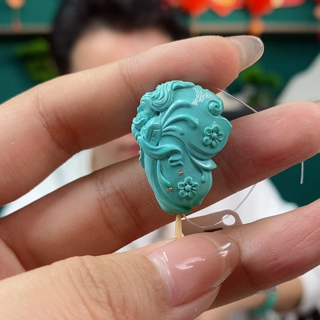 绿松石珠宝奇石未镶嵌