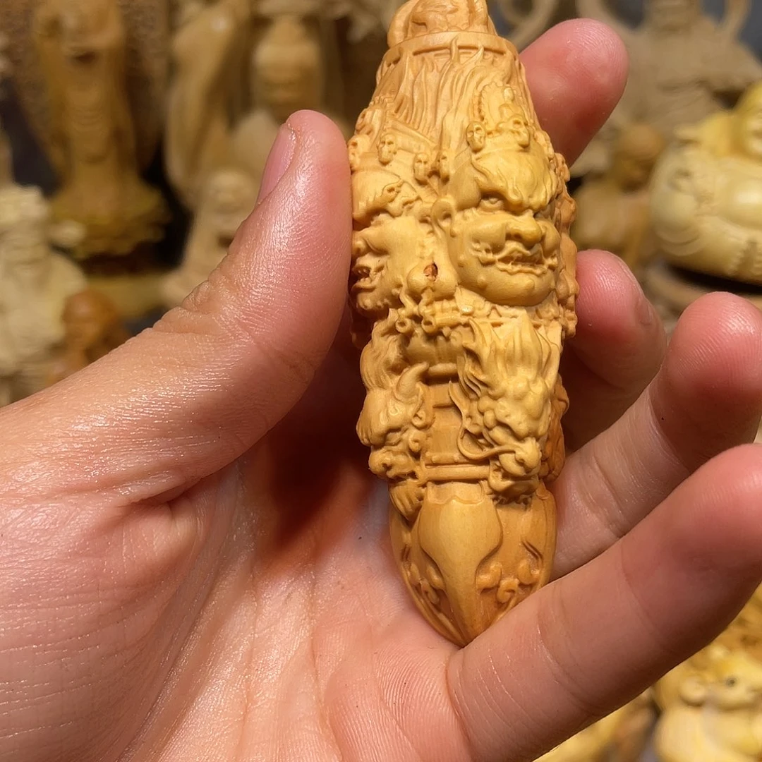 黄杨木小瑕疵金刚杵