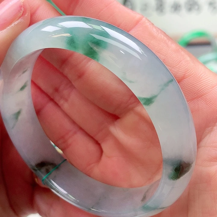 翡翠未镶嵌手镯天然翡翠手镯