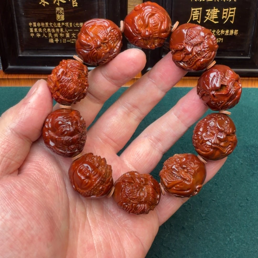 吊坠橄榄核夺面恶僧