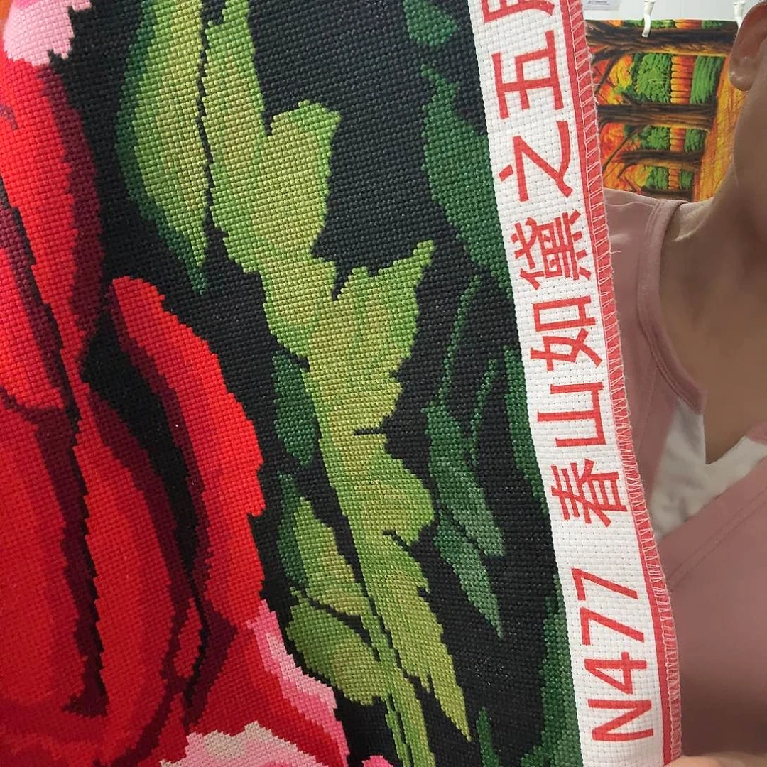 棉十字绣成品出售