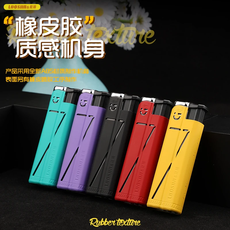 Q7系列新款蓝焰直冲打火机口袋方便个性创意潮流打火机时尚批发