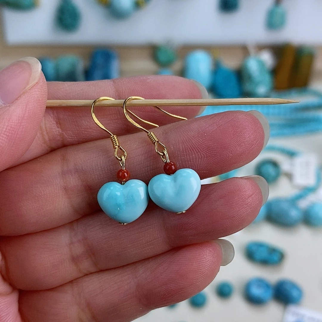 银S925镶嵌绿松石珠宝奇石