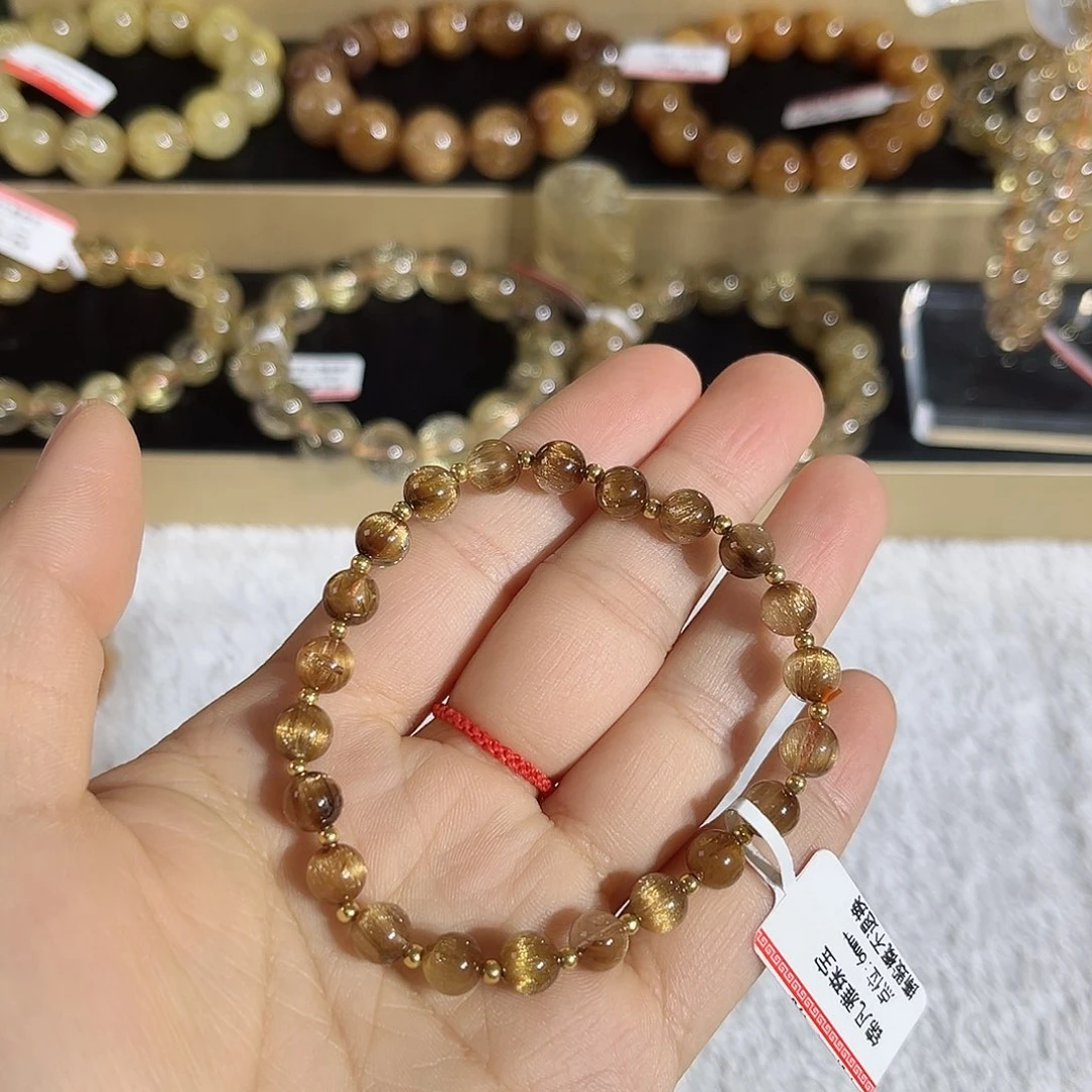 手串未镶嵌水晶晶莹剔透