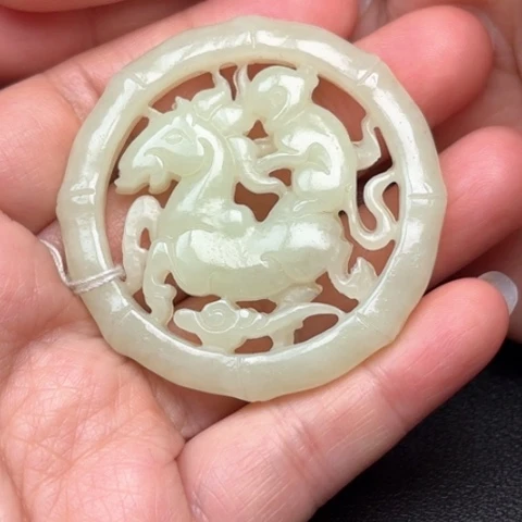 和田玉挂件未镶嵌用****8