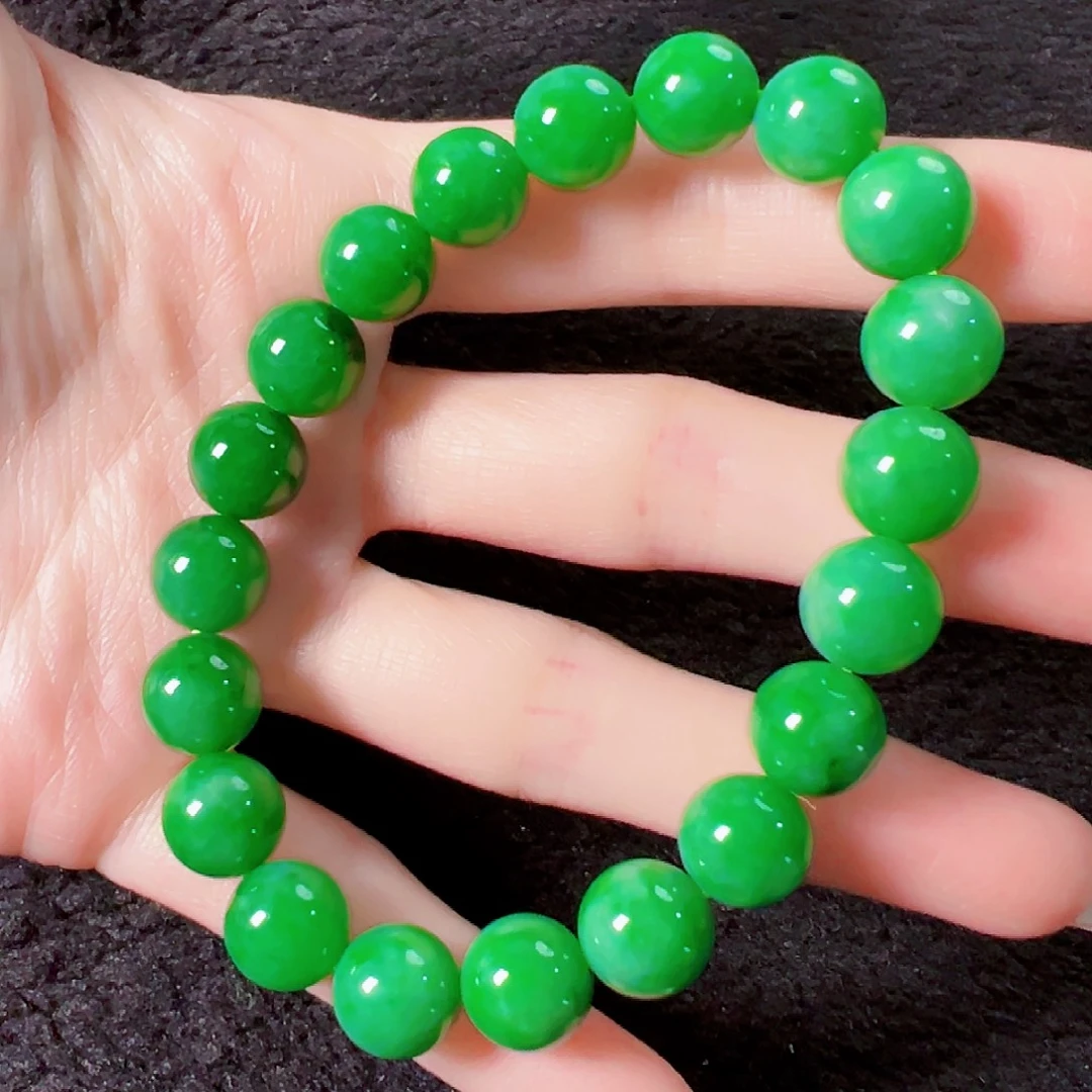 翡翠未镶嵌手串签收后24小时鉴赏期，过时不退