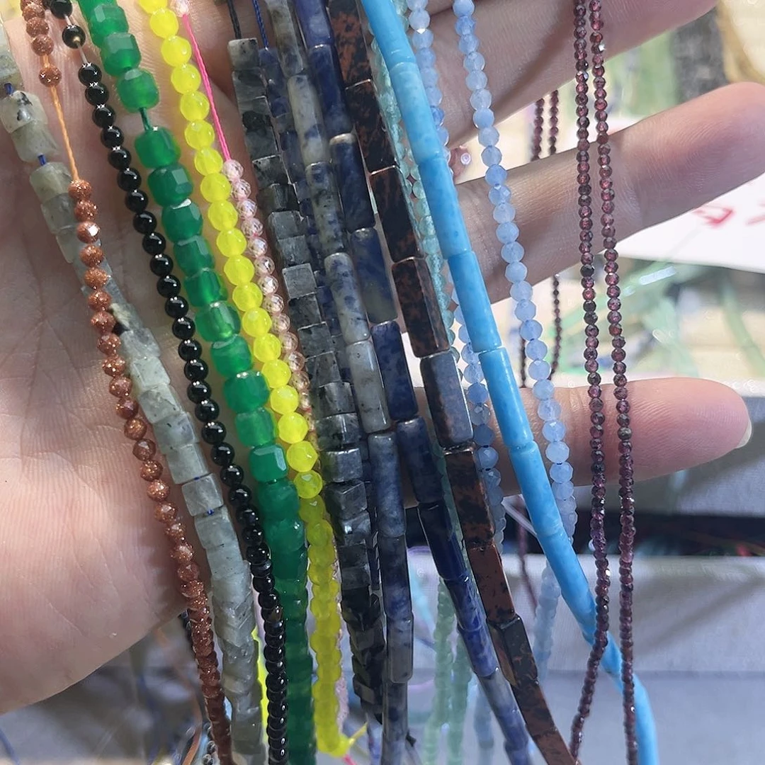 玛瑙/玉髓合金珠宝半成品久*18条