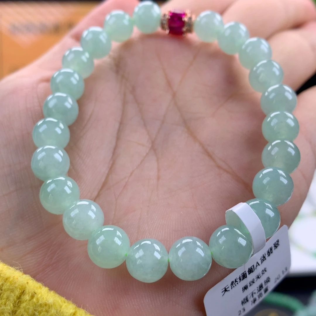 翡翠未镶嵌手链卡8