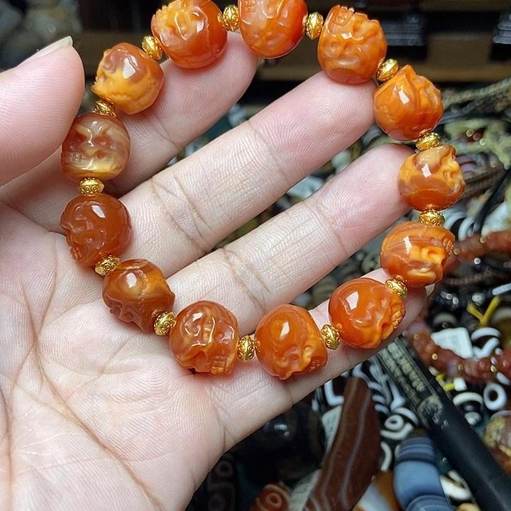 玛瑙/玉髓未镶嵌手链