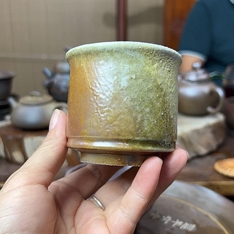 优***优戬谷龙窑柴烧茶杯137