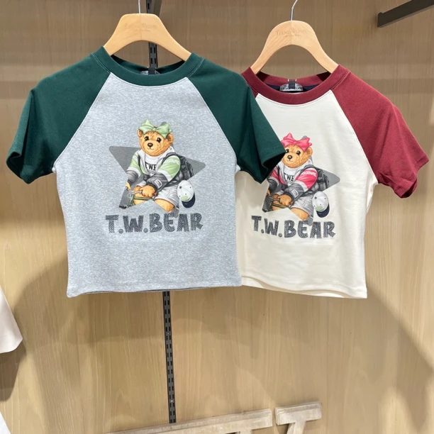 Teenieweenie 短款小熊短袖TTRW25M308Z