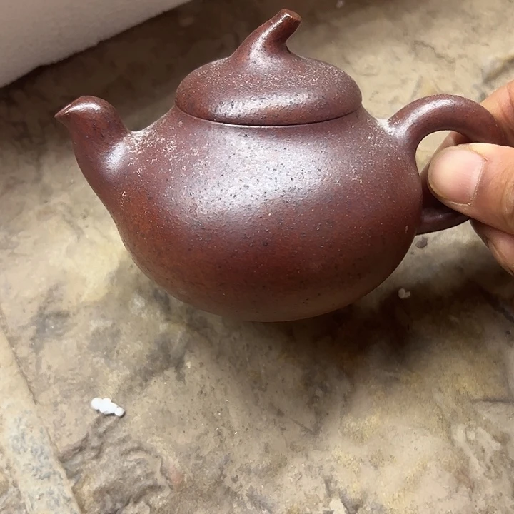 紫砂茶壶高温绿泥柴烧200cc
