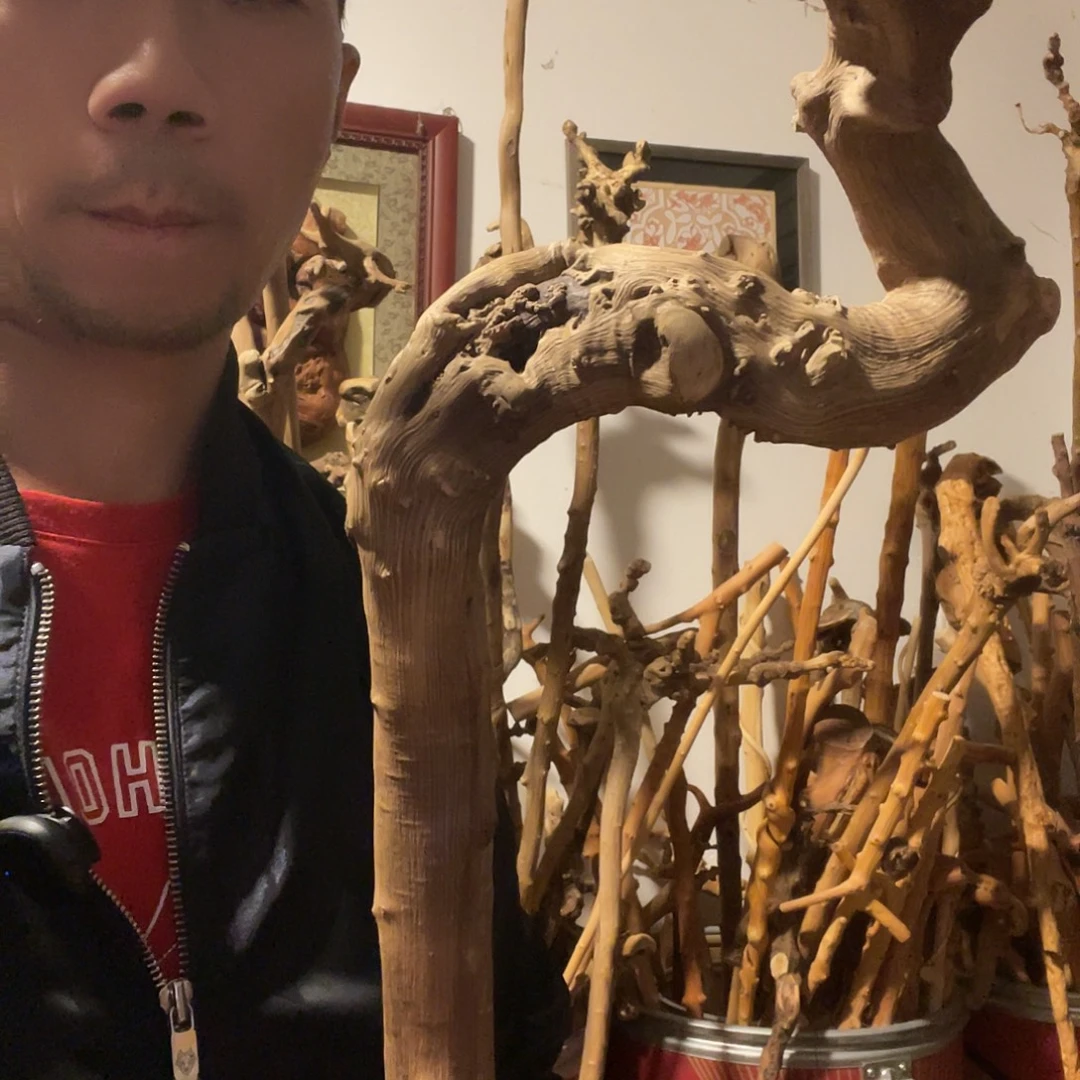假***紫贵州铁马鞭登山杖
