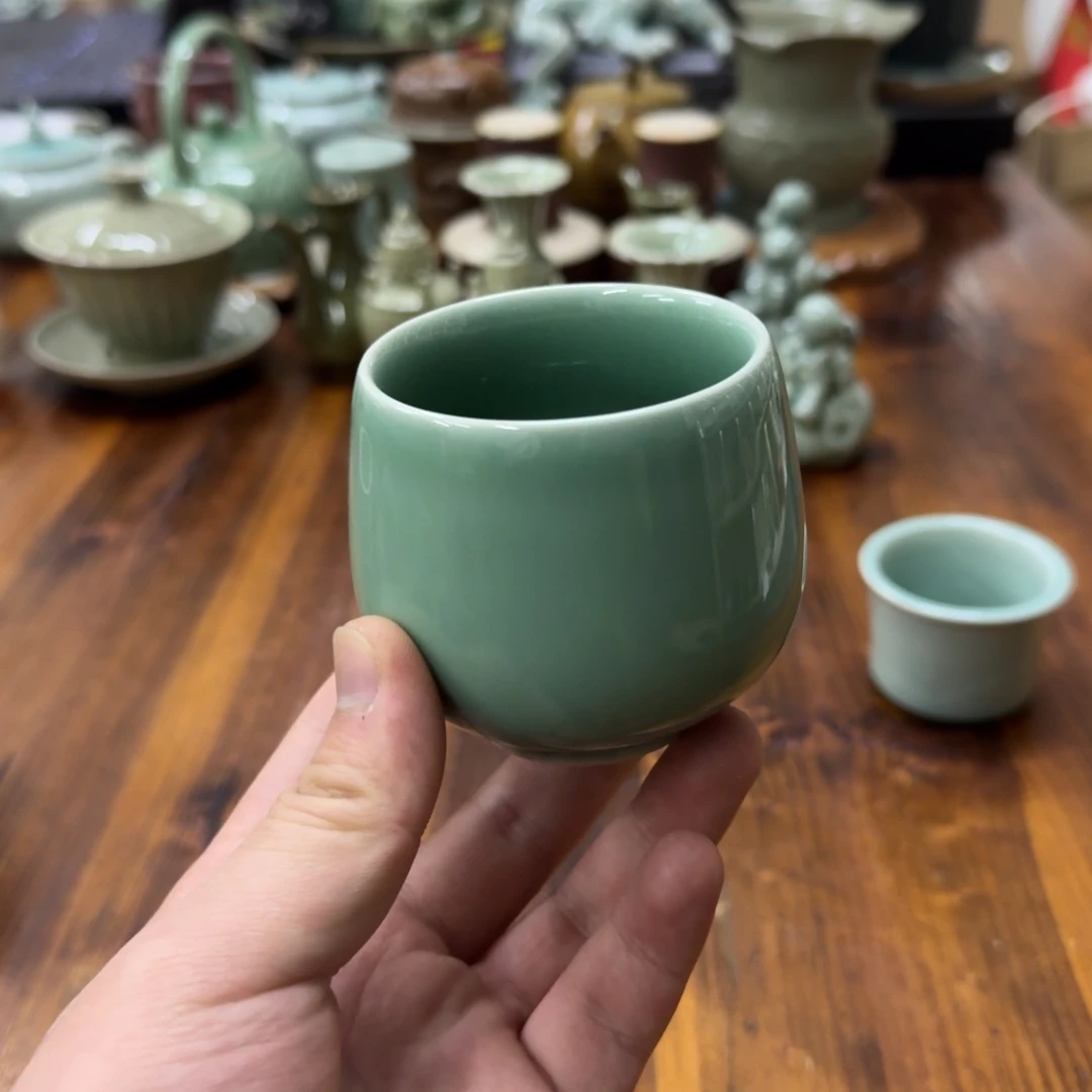 小仲龙泉青瓷微瑕6813