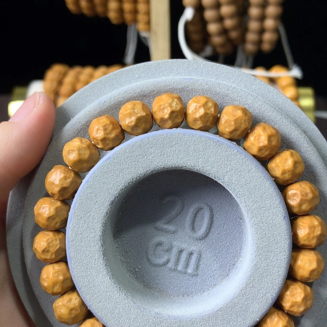 手串龙脊菩提黑金反油款微微瑕