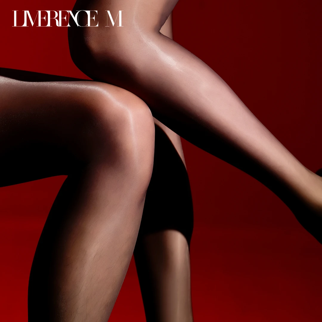 涞觅润丝「唇釉绅士」超薄高弹细腻油光U型裆部爽滑男士连裤丝袜