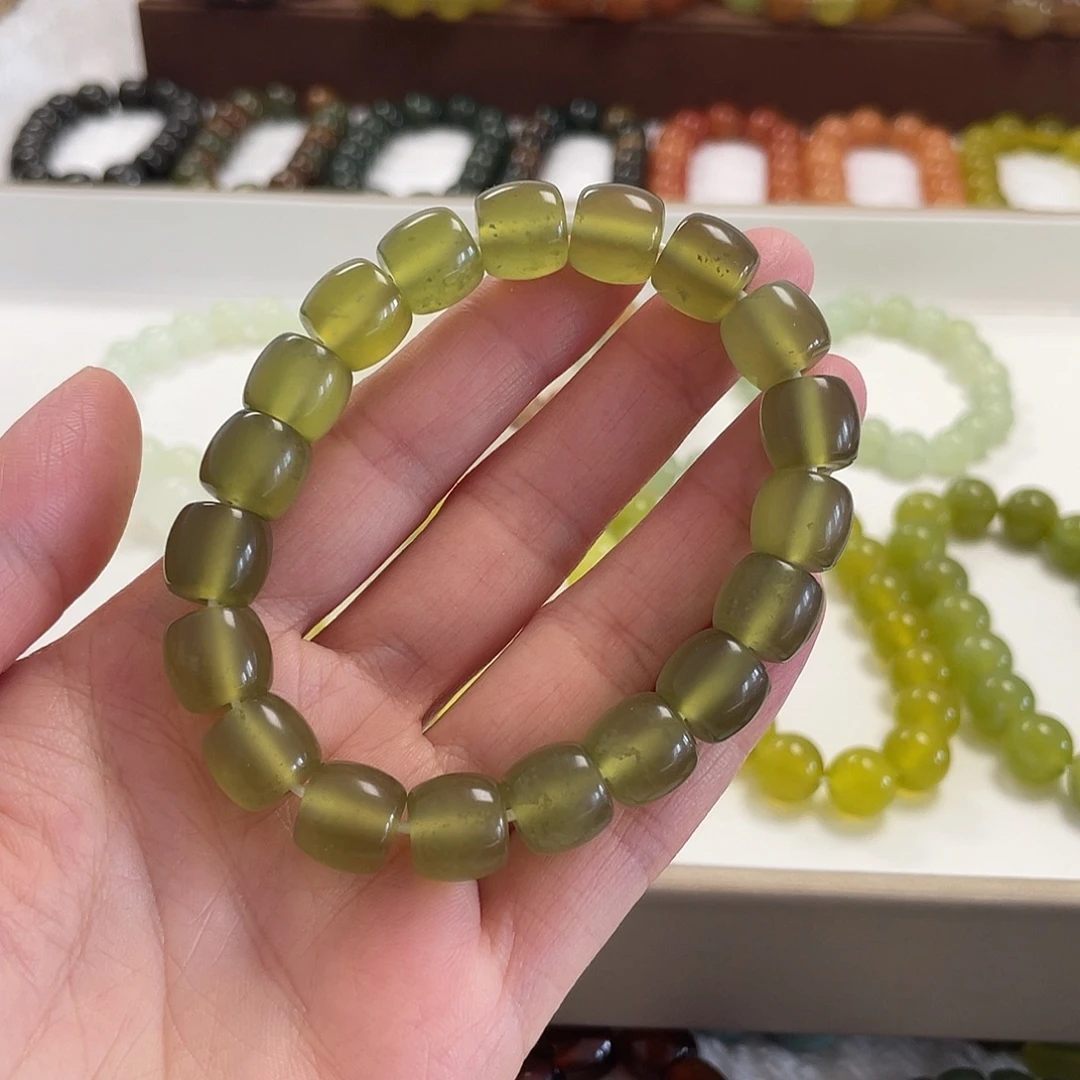 蛇纹石玉未镶嵌手串