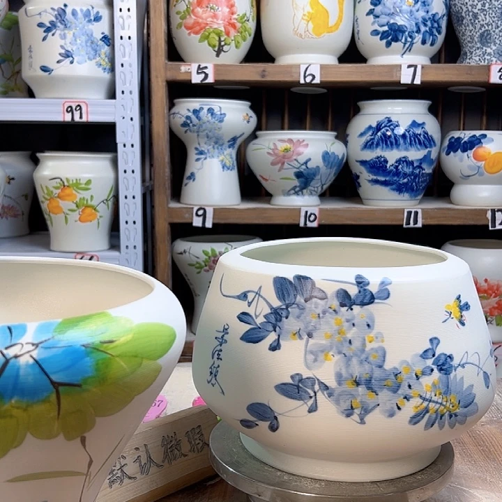 陶高18口23兰兰紫藤陶瓷