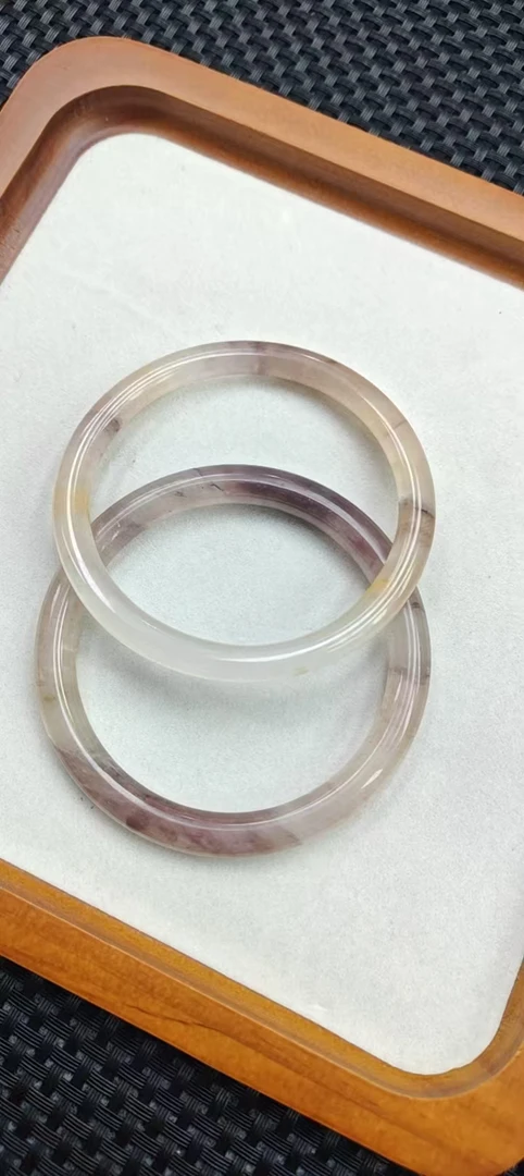 全品紫罗兰美人条手镯冰透少女时尚气质