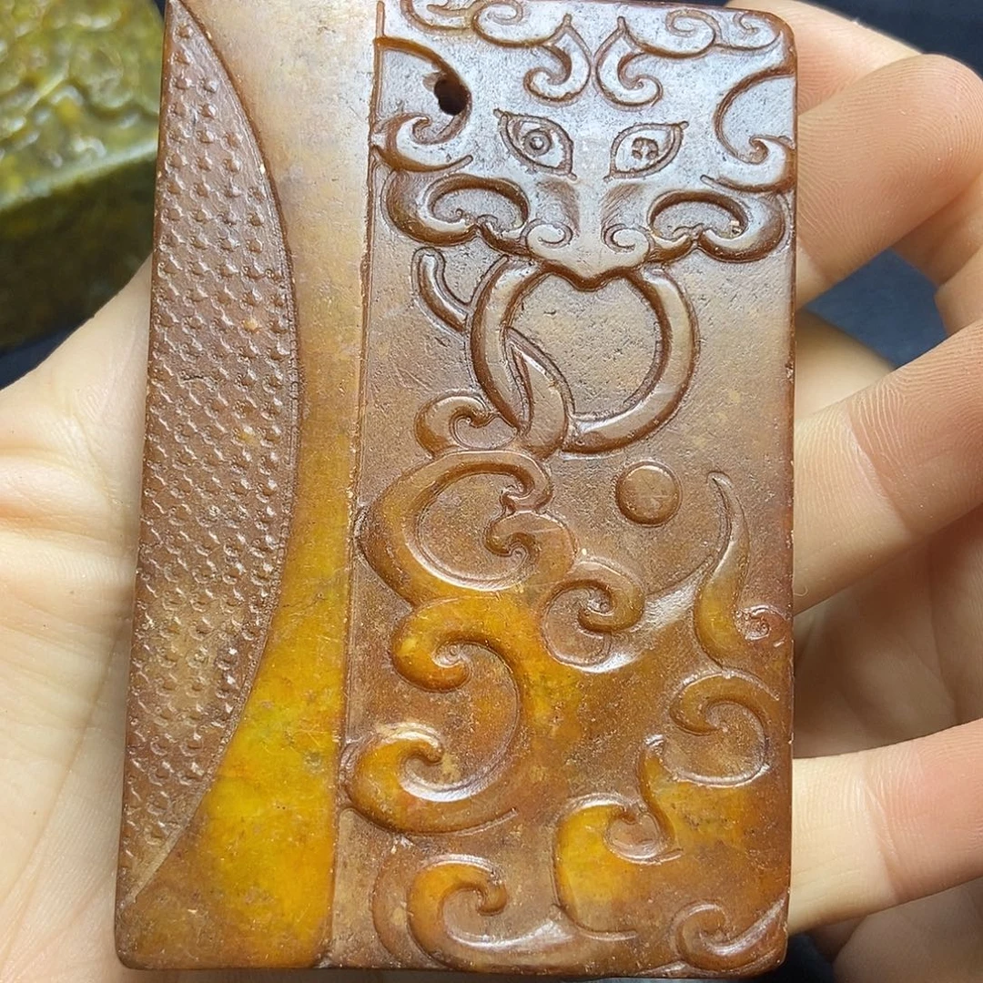 和田玉（糖玉）未镶嵌挂件