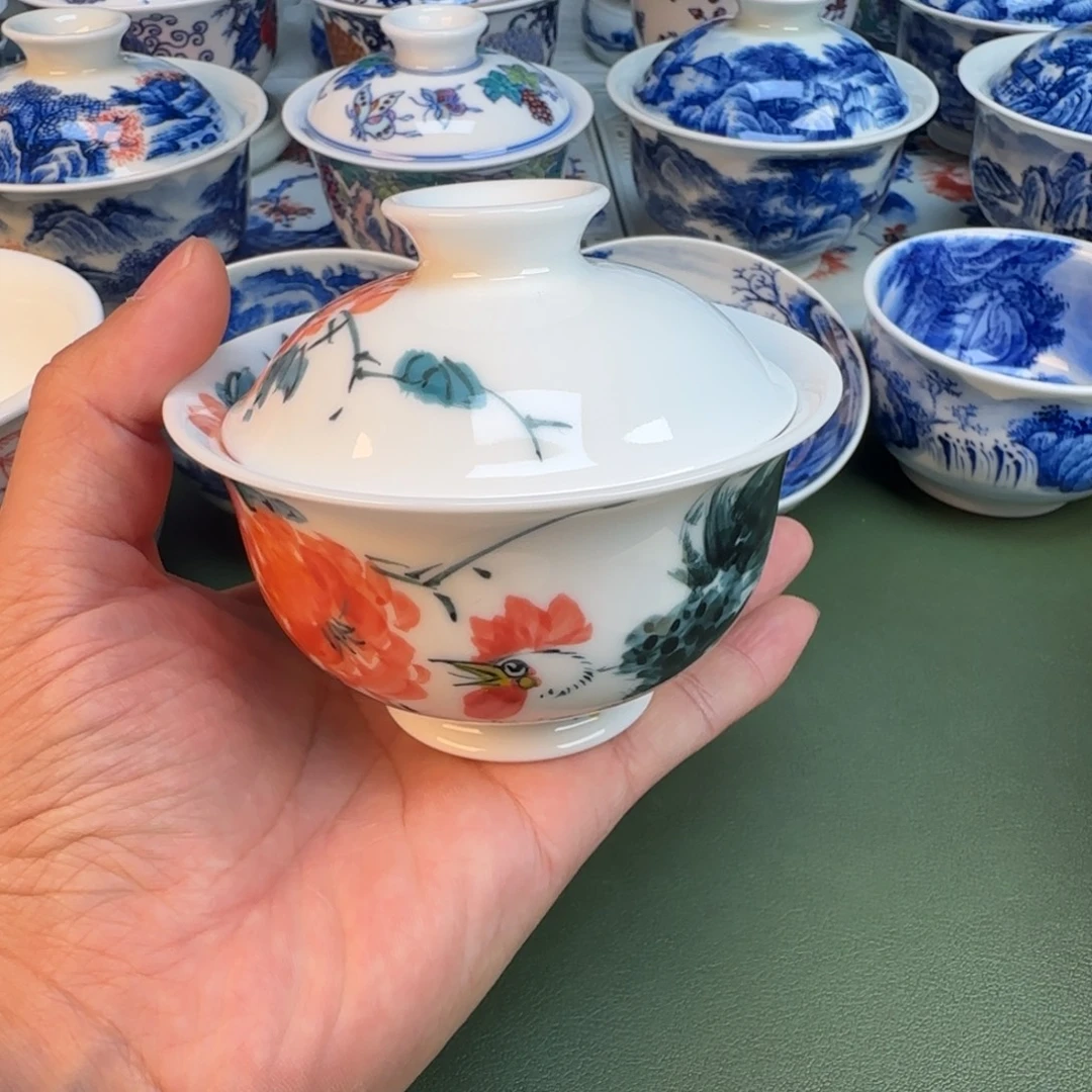 陶纯手工纯手绘茶具275
