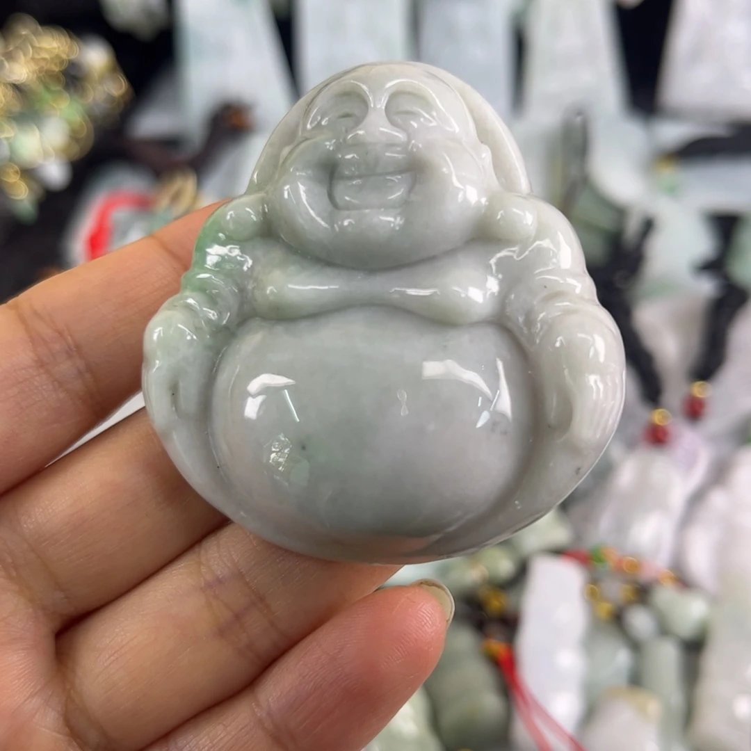 翡翠未镶嵌吊坠(不含链)瑕疵