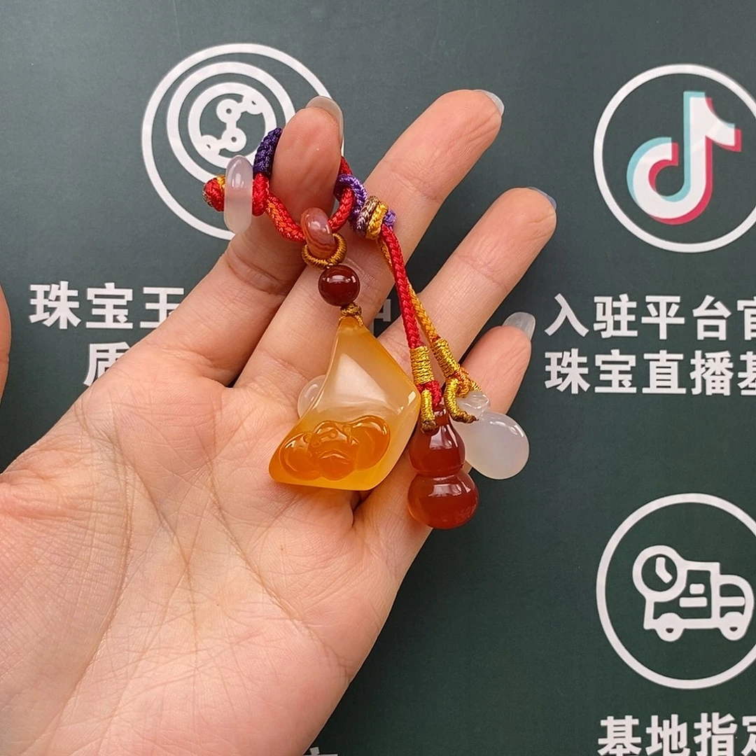 玛瑙/玉髓未镶嵌车挂