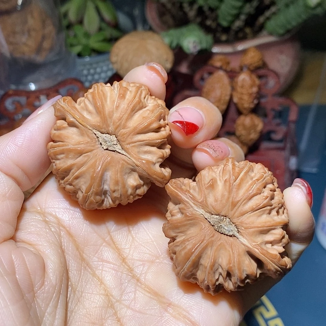 文玩核桃把件~**~白狮子43