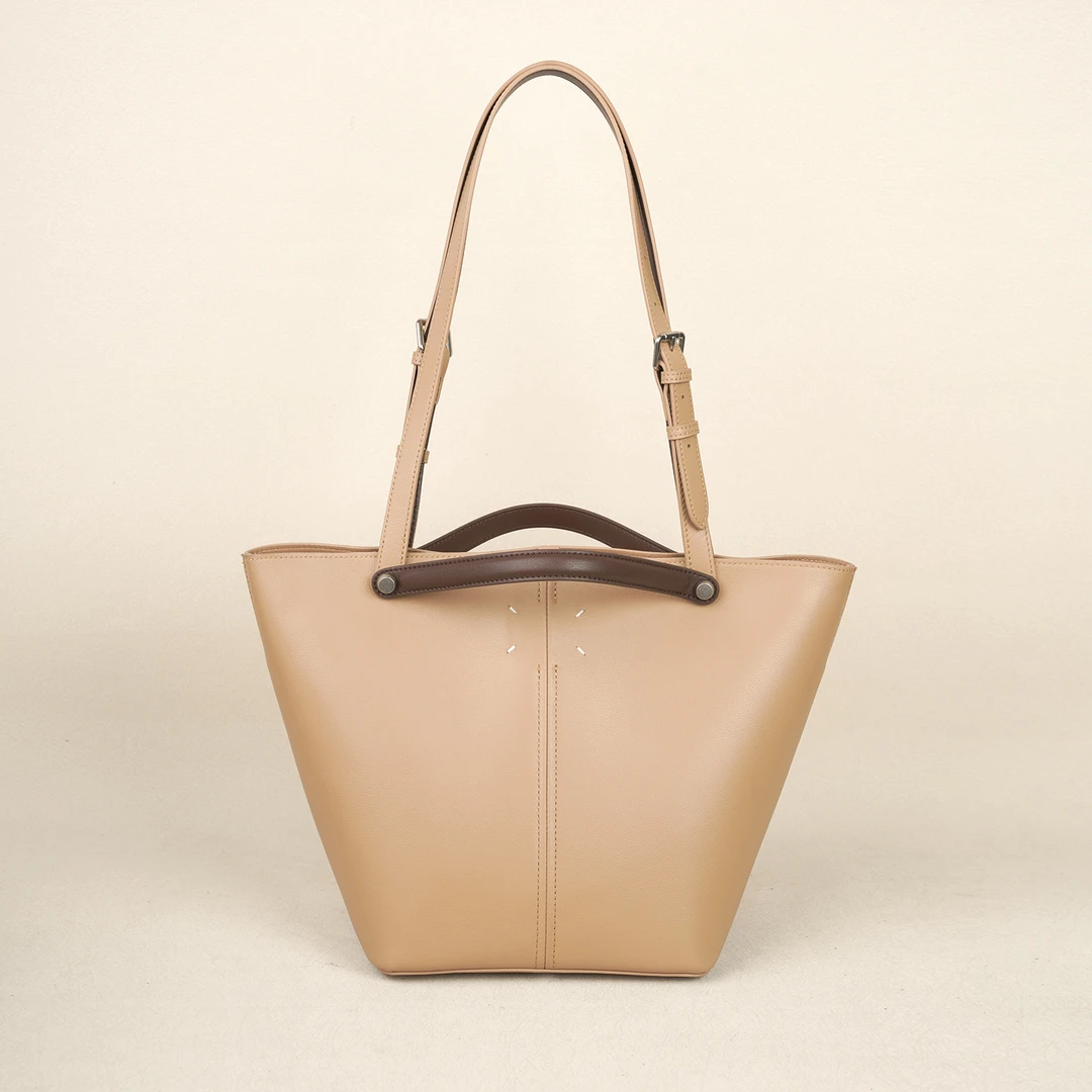 【闺宿】水桶包真皮手提单肩女包高级质感百搭大容量托特8230