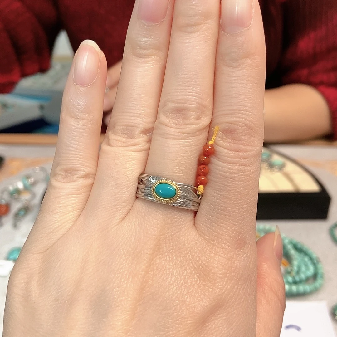 南红玛瑙银S925镶嵌珠宝奇石