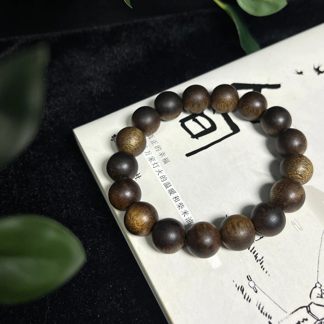 增香沉香木A206沉香木手串12mm带证书无礼盒