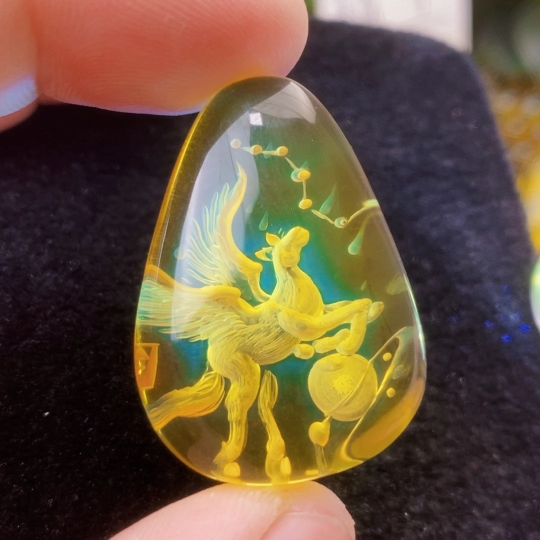 【闪购商品】金珀吊坠(不含链)未镶嵌