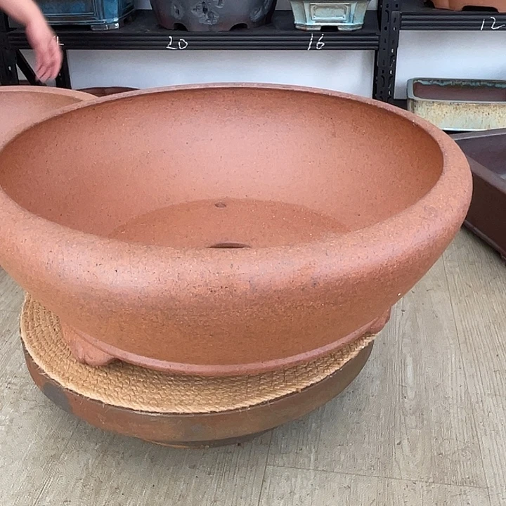 紫砂花盆高温口径32 13