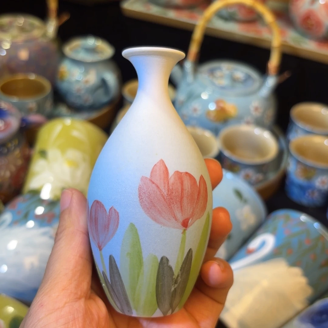 手工手绘景德镇陶瓷花瓶