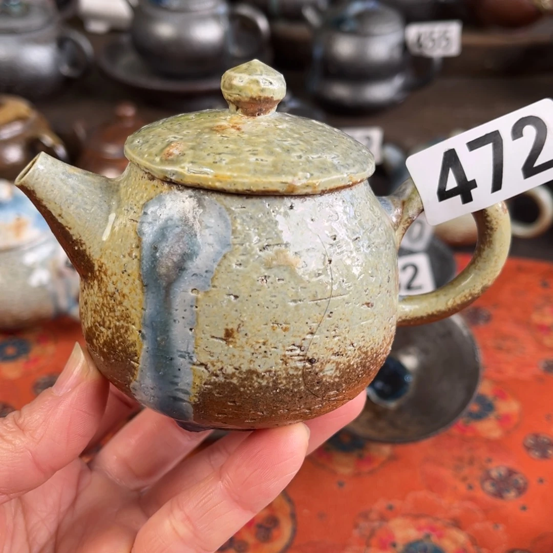 柴烧茶器主人杯杯柴烧