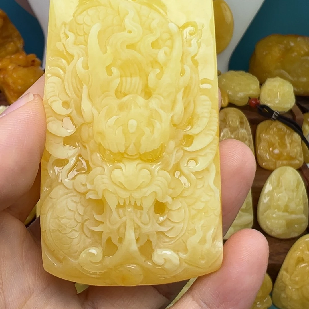 蜜蜡吊坠(不含链)未镶嵌