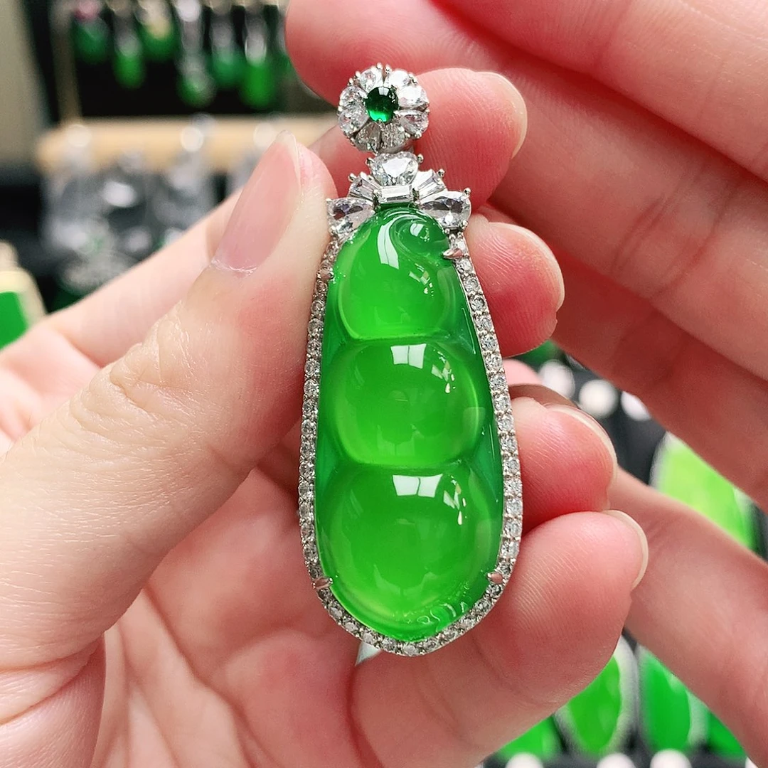 玛瑙/玉髓吊坠银S925镶嵌