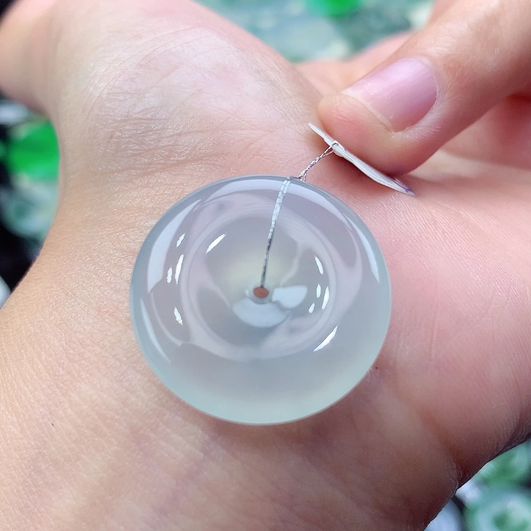 颈饰未镶嵌翡翠编号12。尺寸23.7-5.8