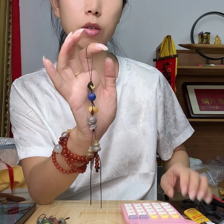 喜***乐猴头核桃吊坠好好的