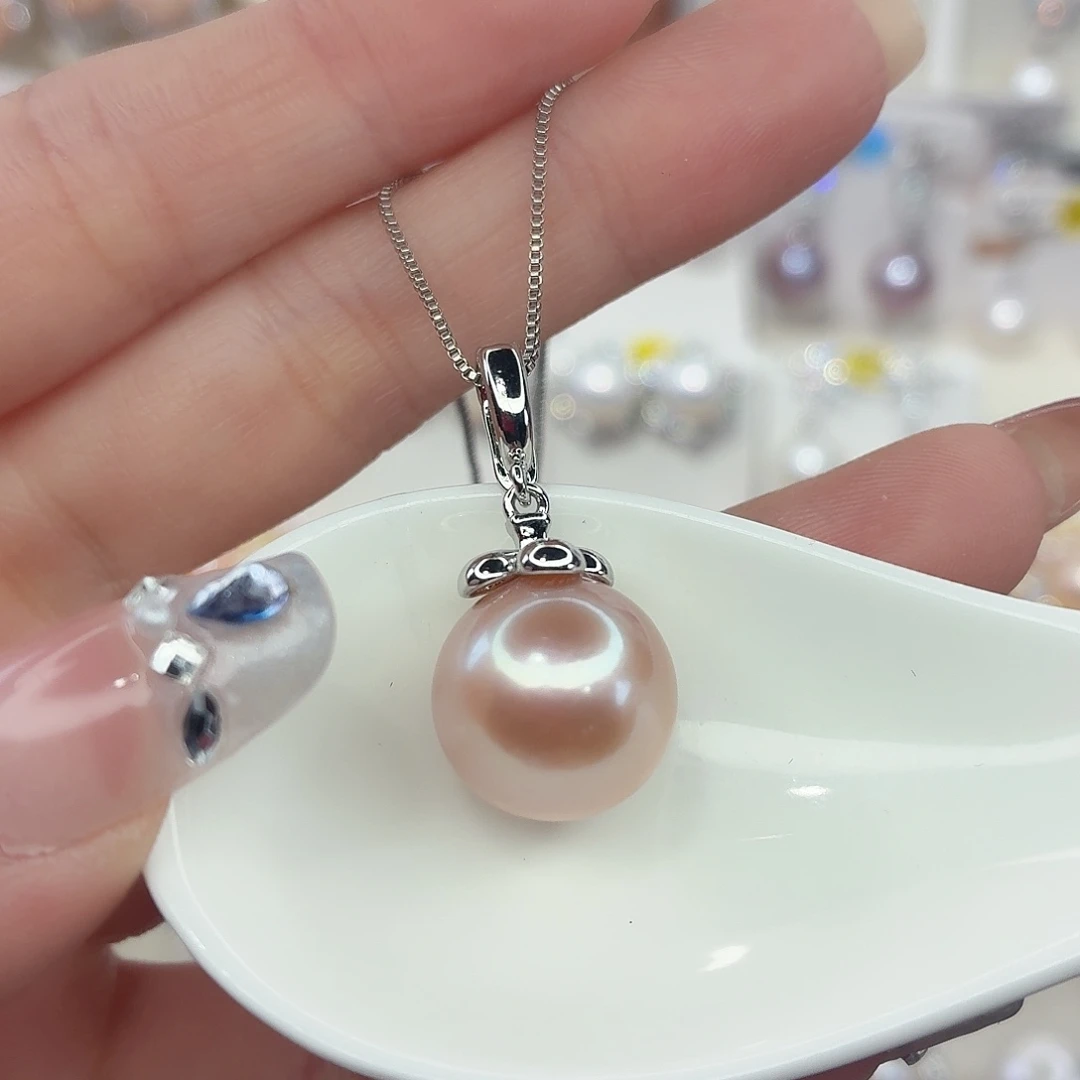 颈饰合金淡水珍珠