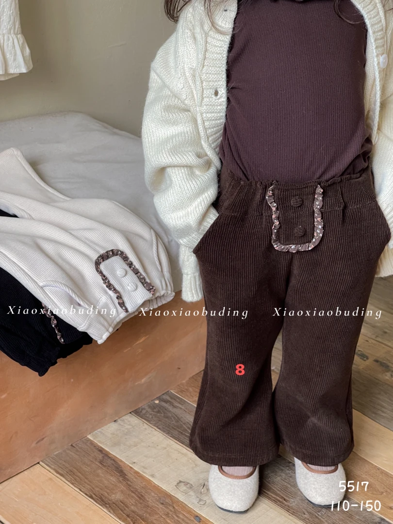 XXBD-5517-儿童韩系百搭微喇裤（冬款）