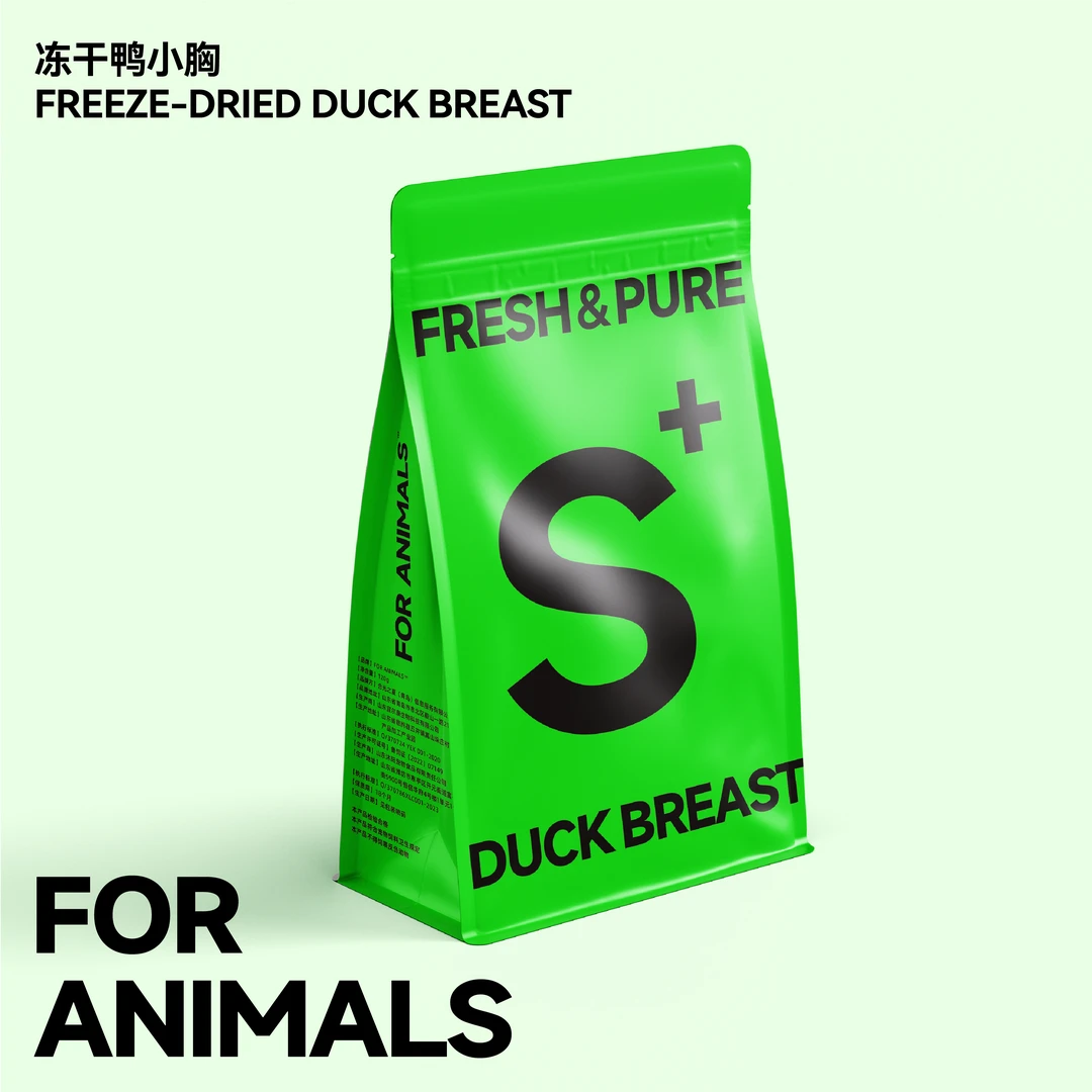 动物宣言锁鲜鸭小胸冻干纯鲜肉猫咪零食鸭胸肉全阶段成幼猫营养