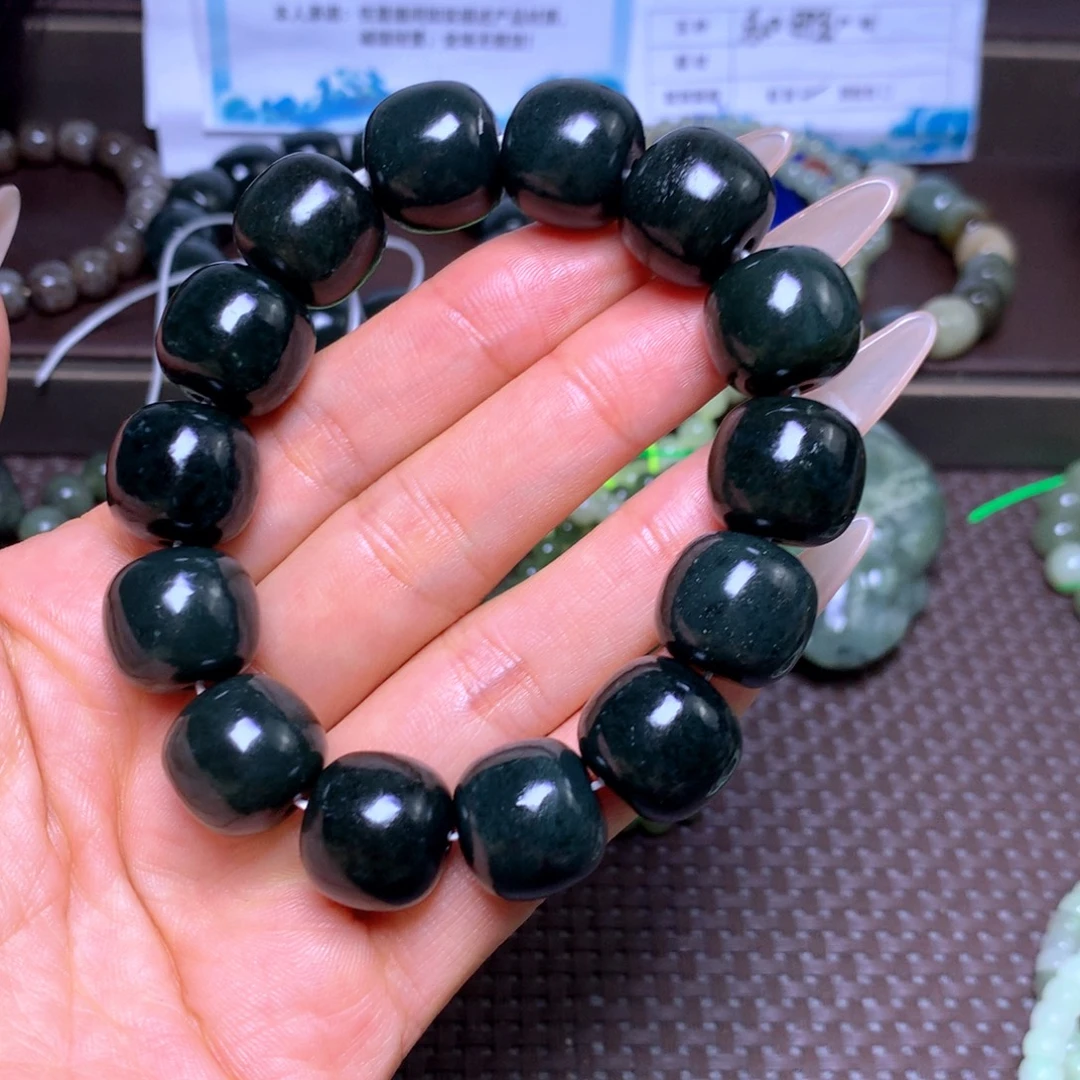 未镶嵌手串和田玉卡16