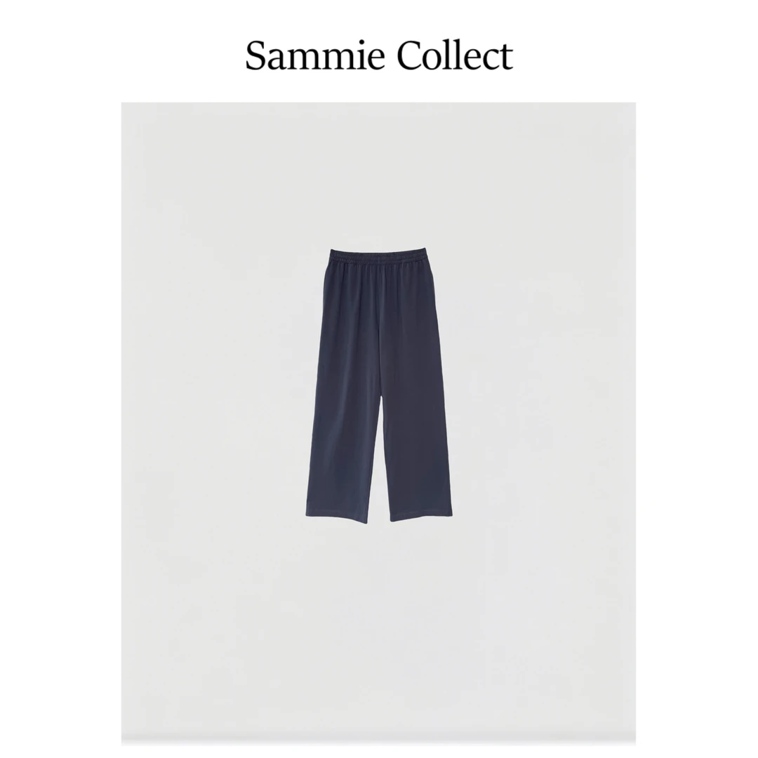 春夏爆款棉质直筒宽松休闲长裤女士复古百搭显瘦高腰阔腿裤DB1765