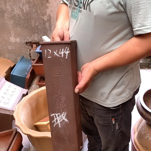 紫砂花盆手工定制