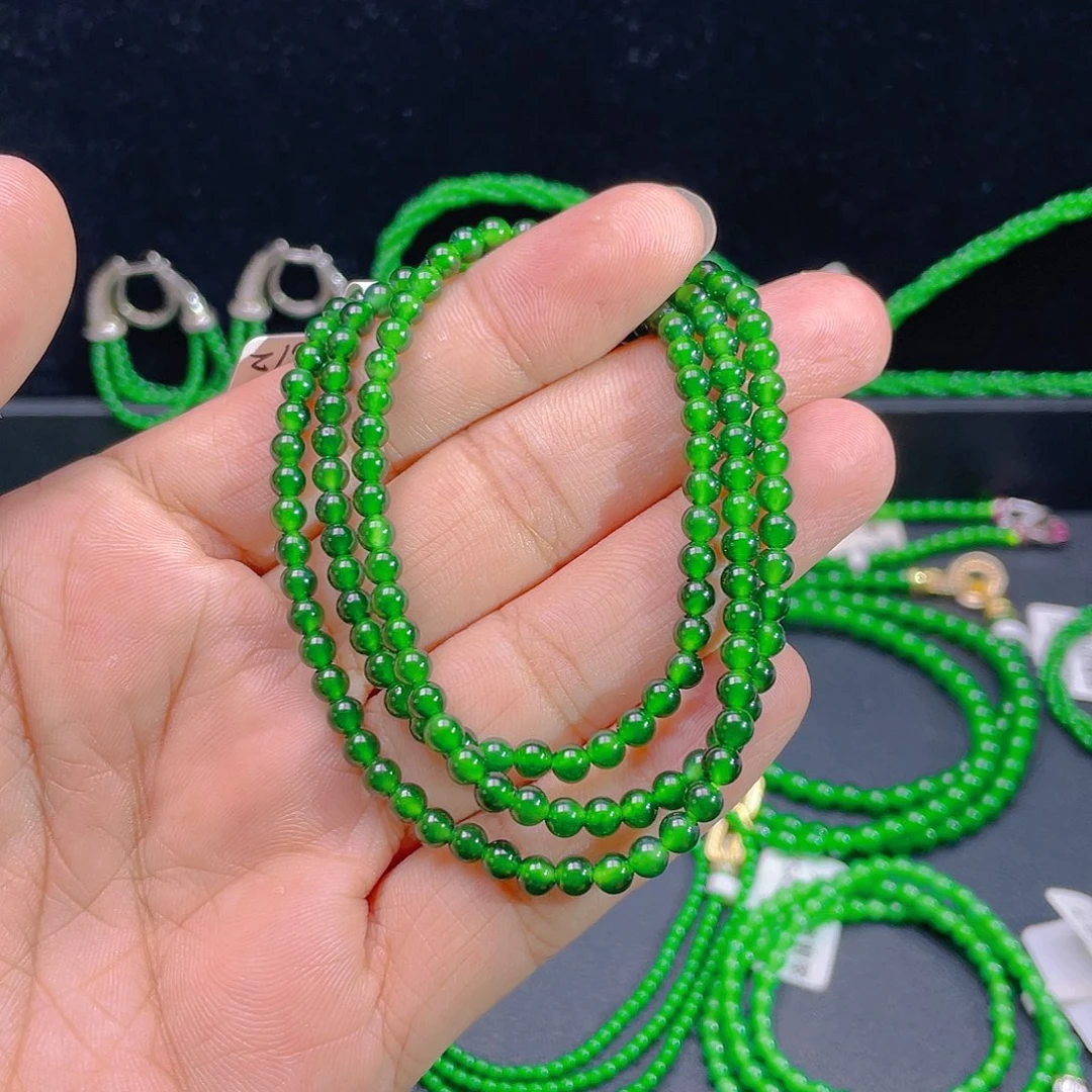 颈饰未镶嵌翡翠天然A货翡翠卡4 亏米做数据