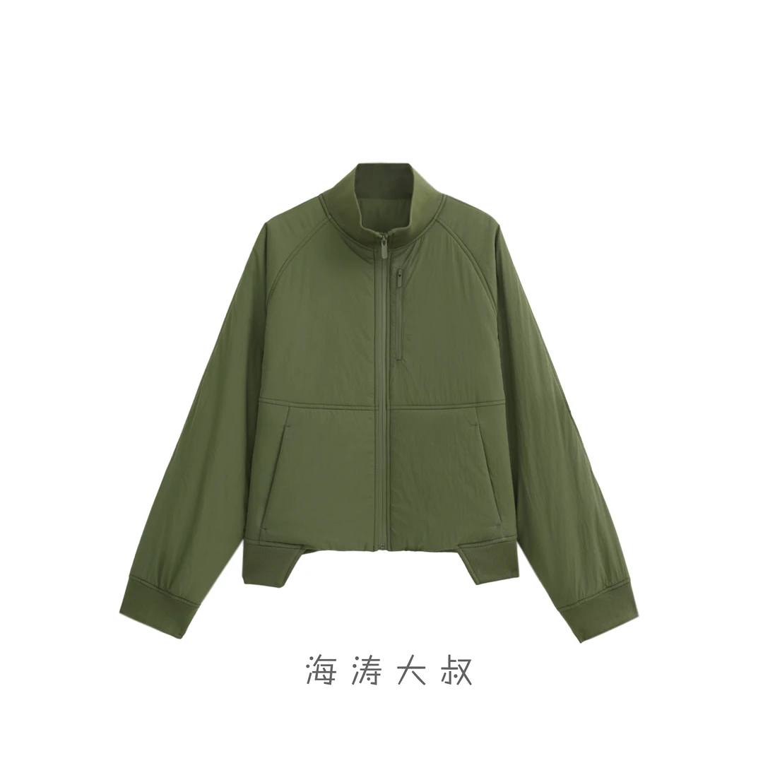 【海涛大叔】lu女士带夹层短款飞行员夹克 TJY86015